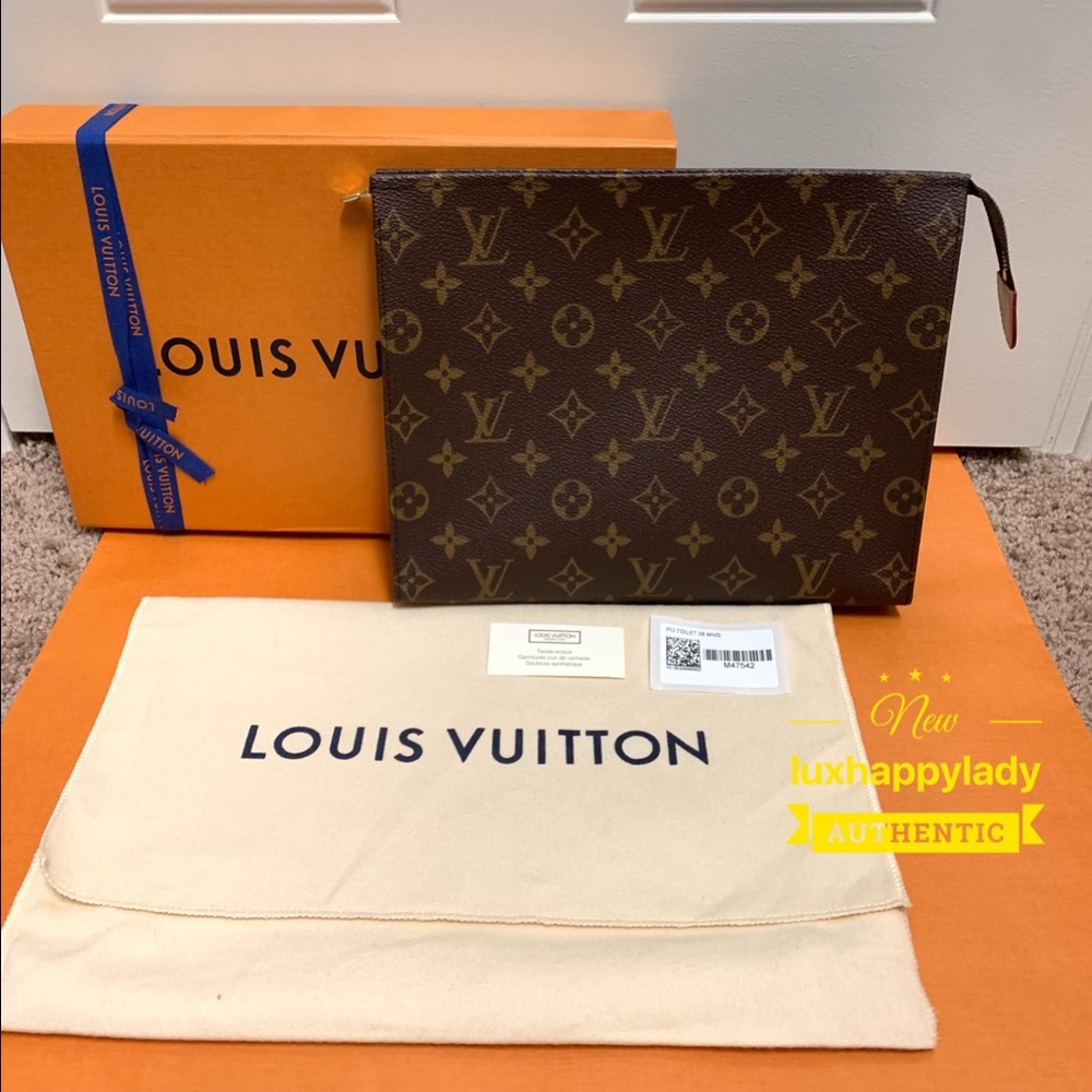 ❤️New Louis Vuitton Monogram Large Toiletry Pouch 26